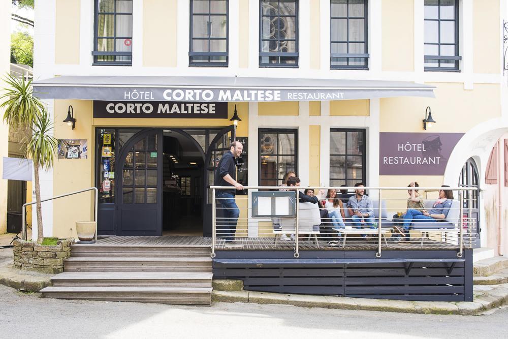 Hotel Restaurant Corto Maltese Le Palais Exterior foto